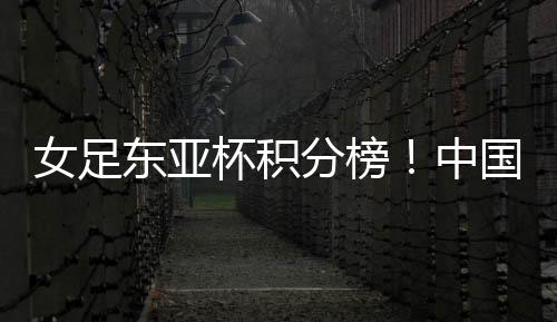 中国女足目前战绩1胜1平积4分