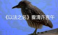 《以法之名》看清许言午的神秘身份
�，才懂江敏对洪亮的算计有多狠