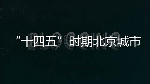 十四五“十四五”时期