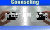 “十四五”时期
，北京城市副中心将建设怎样一座“城”？