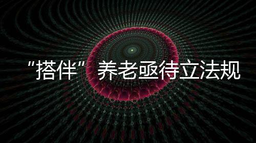他建议加快专门养老立法