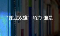 “锂业双雄”角力 谁是最后赢家？