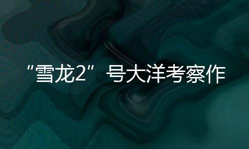 对罗斯冰架的雪龙2影响