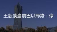 王毅谈当前巴以局势	�：停火止暴是当务之急