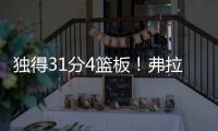 独得31分4篮板！弗拉格终于爆发，证明状元秀身价
！