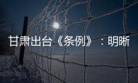 甘肃出台《条例》：明晰“责任田” 防治校园暴力及“校闹”