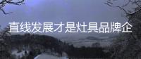 直线发展才是灶具品牌企业要走的路