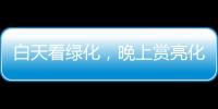 白天看绿化，晚上赏亮化
