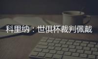 科里纳
：世俱杯裁判佩戴摄像机广受好评，提升娱乐感解释更多细节