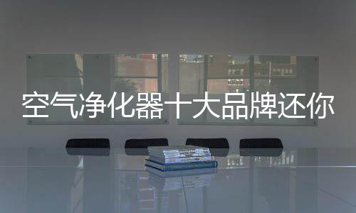 净化洁净居环境来自瑞典