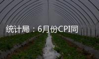 统计局	：6月份CPI同比由降转涨 核心CPI继续回升