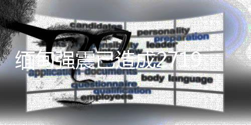 缅甸强震已造成2719人遇难