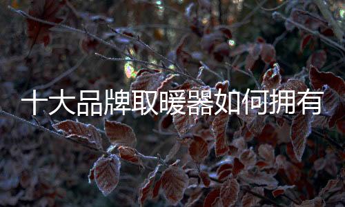 而消费需求多种多样