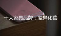 十大家具品牌：差异化营销 中小卖场夹缝生存