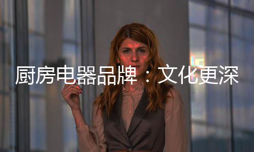 才能拉开厨房电器品牌差距