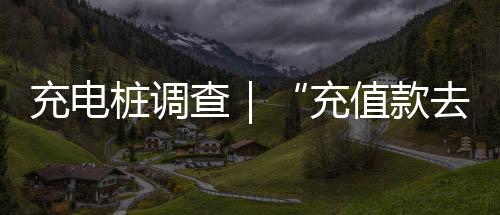 预付成为充电桩主流支付方式