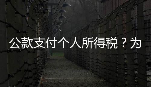 所得税为私利然而