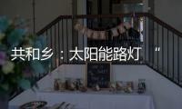共和乡：太阳能路灯 “点亮”小山村