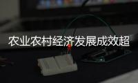 农业农村经济发展成效超出预期
