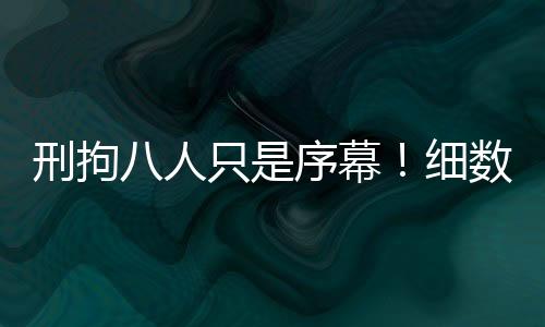 李某芳等8人依法刑事拘留