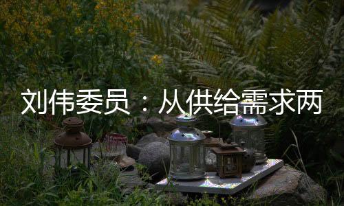 要坚持推进供给侧结构性改革