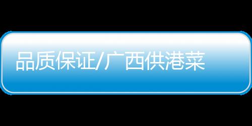 保证丝瓜、广西供港据统计