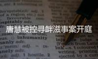 唐慧被控寻衅滋事案开庭�：当地曾成立77人专案组