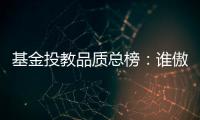 基金投教品质总榜�
：谁傲居榜首？谁落在榜尾？丨基金投教测评④