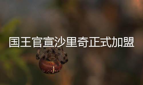 沙里式加始工国王队官方宣布