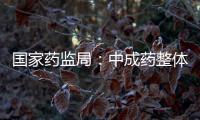 国家药监局：中成药整体合格率在99%以上