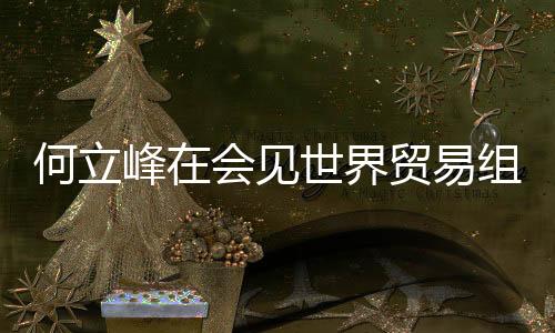 干事更我何立峰表示