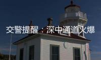 交警提醒：深中通道火爆超预期，停车打卡违规不可取