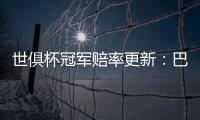 世俱杯冠军赔率更新：巴黎领跑，曼城、皇马、拜仁分列二至四位
