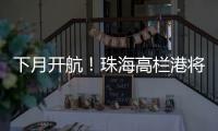 下月开航
！珠海高栏港将直通巴西
，大湾区企业“出海”再添新通道