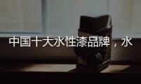 中国十大水性漆品牌
，水性漆的特点