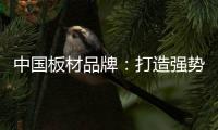 中国板材品牌：打造强势品牌 品牌建设是重要工作
