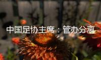 中国足协主席：管办分离，中足联已经获批准成立