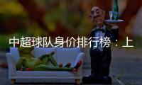 中超球队身价排行榜	：上港超越恒大位居榜首