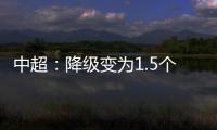 中超：降级变为1.5个 资格附加赛中立场地比赛