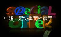 中超�	：足协重罚杜震宇 停赛达7场罚款35000元