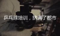乒乓球培训�，挤满了都市打工人