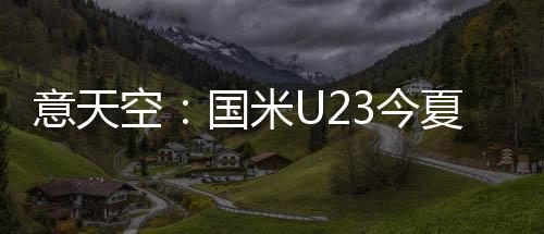 国米在新赛季已经组建了U23队