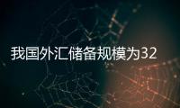 我国外汇储备规模为32457亿美元