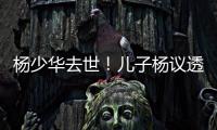 杨少华去世	
！儿子杨议透露去世细节：他在午休时离开，安详无痛苦