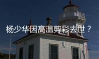 杨少华因高温剪彩去世	
？助理回应	
：去世原因是肺衰竭