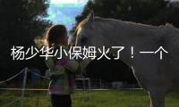杨少华小保姆火了！一个举动全网泪目，儿子做法却忽视侯耀华劝告