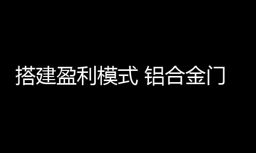 但并不是模式所有企业都盈利