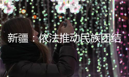推动团结民族(完)法律和附则