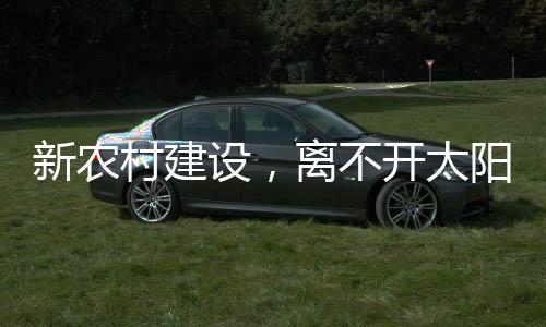 路灯也成为农村道路的灵魂