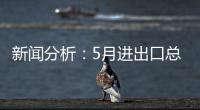 新闻分析：5月进出口总值略有回调	，怎么看	？